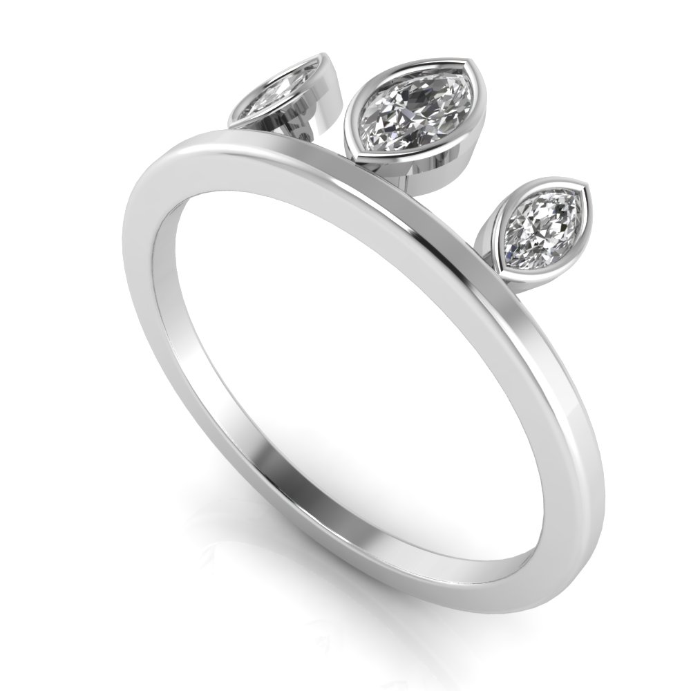 Modern Marquise Tiara Band